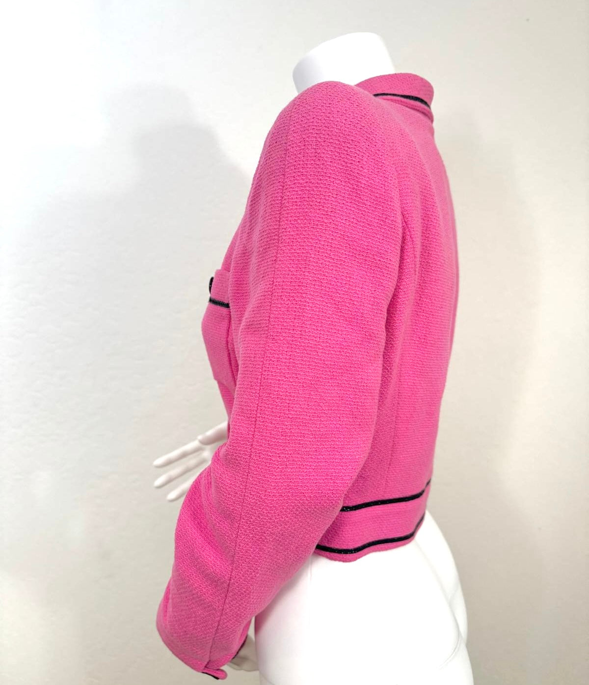 Chanel 95P Barbie Pink Cropped Jacket