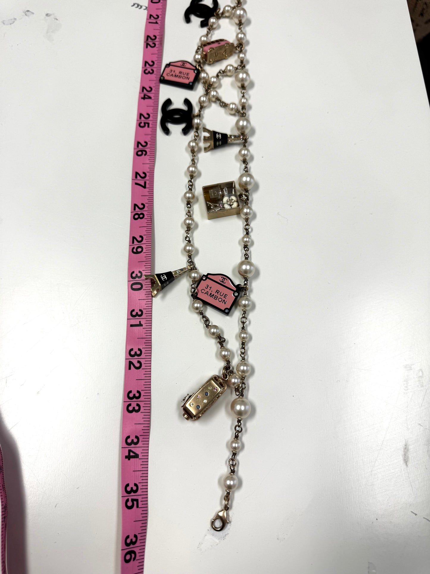 Chanel 1995 Iconic “Devil Wears Prada” Charm Belt