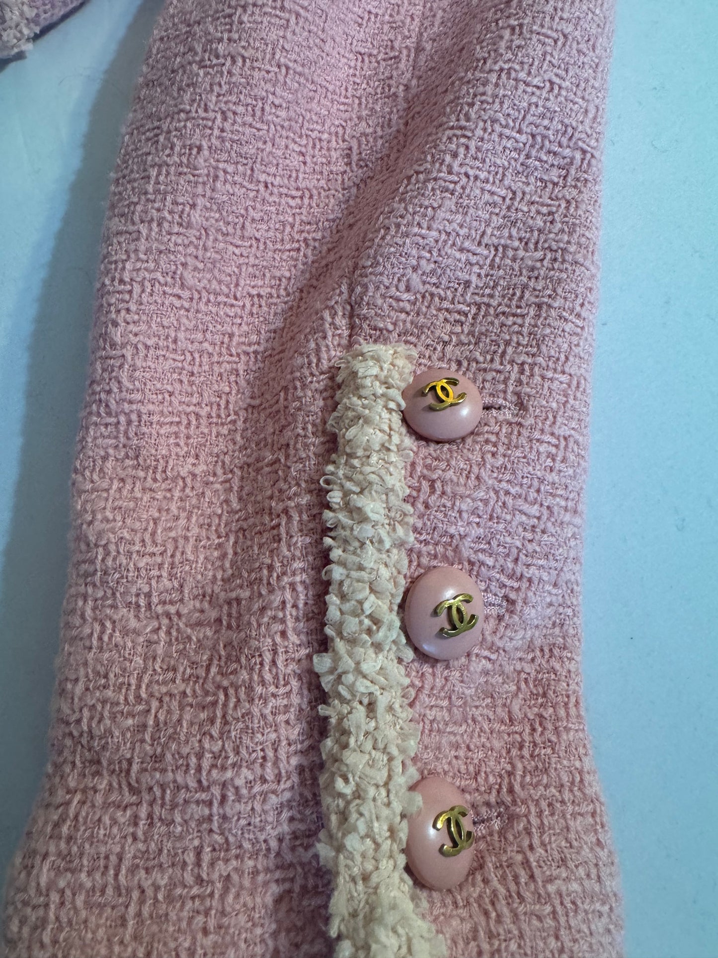 Chanel 95A Pink Cropped Jacket