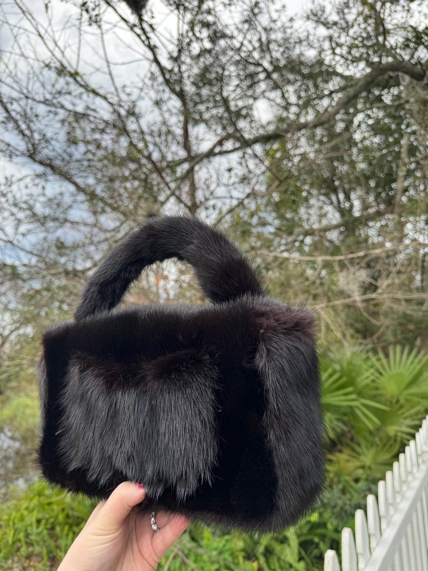 Chanel Vintage RARE Mink Kelly Parent & Child Set