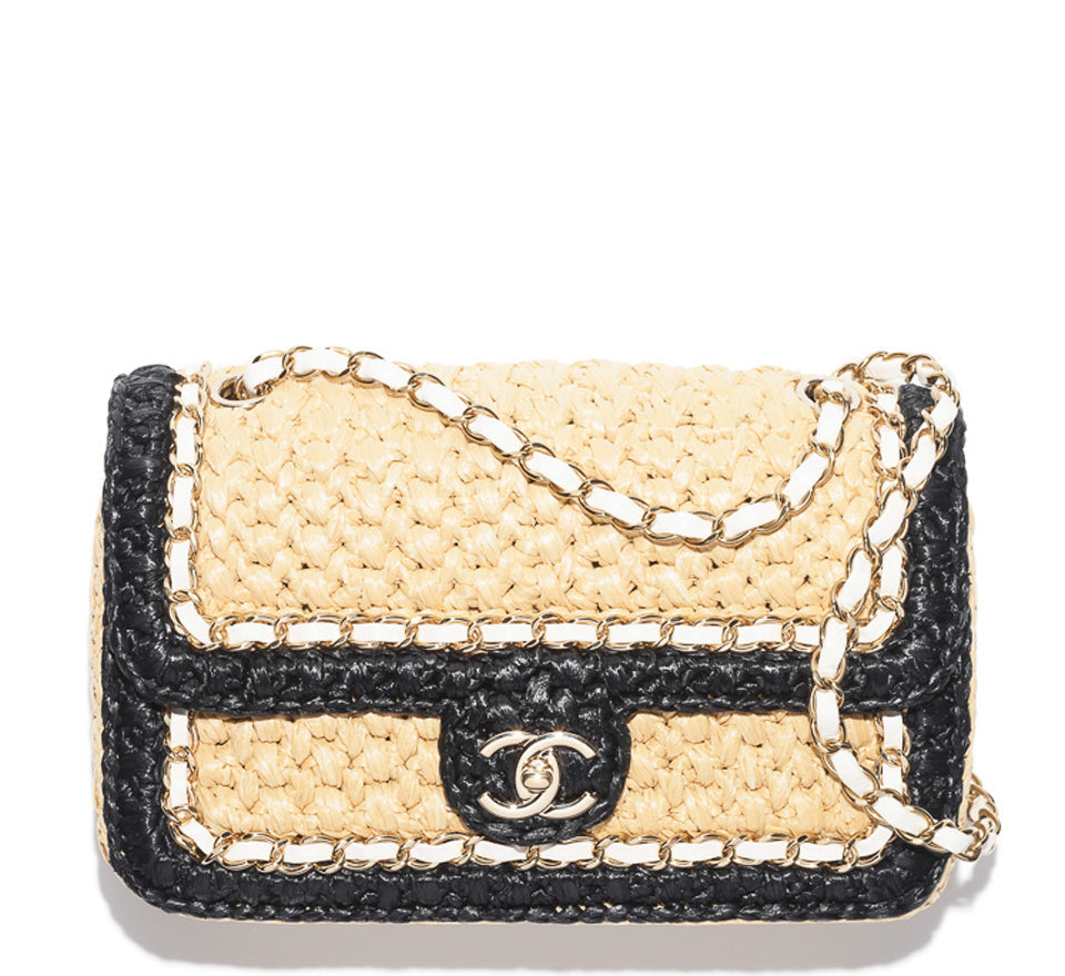 Chanel 24C Venice Beach Medium Braided Raffia Flap Bag – Its A Luv