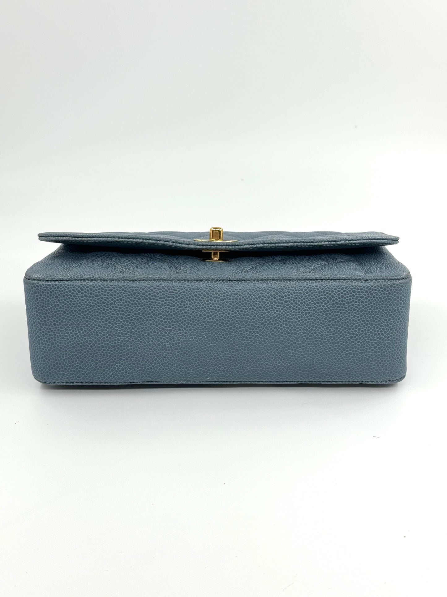 Chanel Baby Blue 24K Medium Caviar Diana Flap Bag