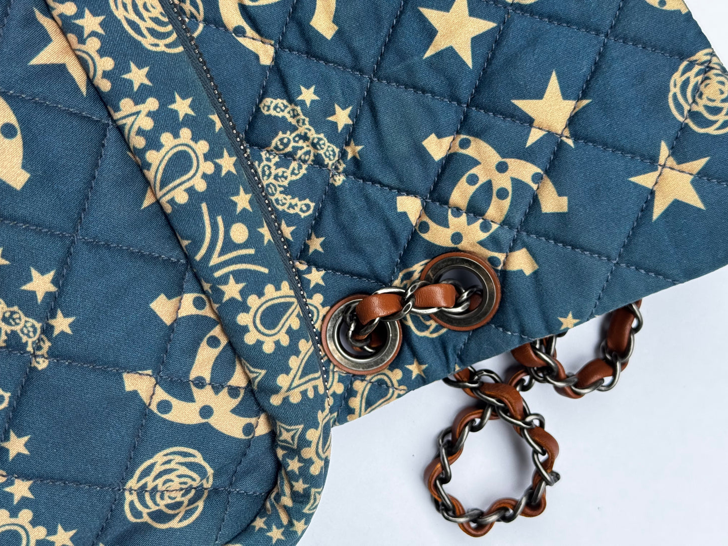 Chanel 2014 Paris Dallas Medium Bandana Flap Bag