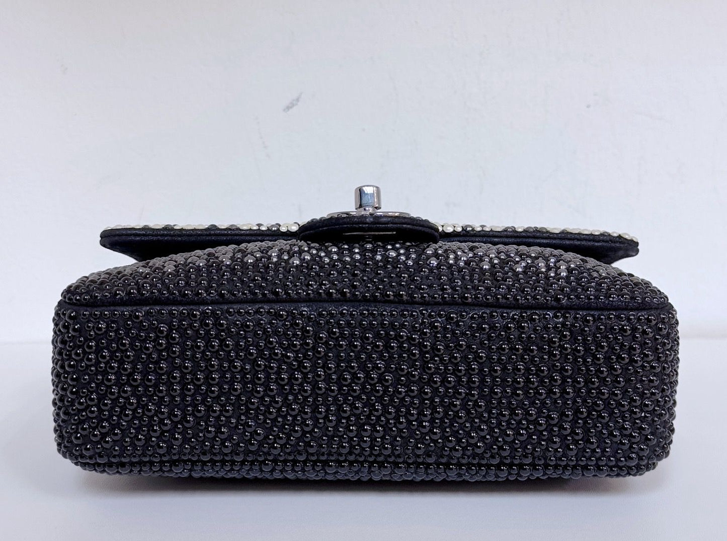 Chanel 2014 Pearl Embellished Mini Flap