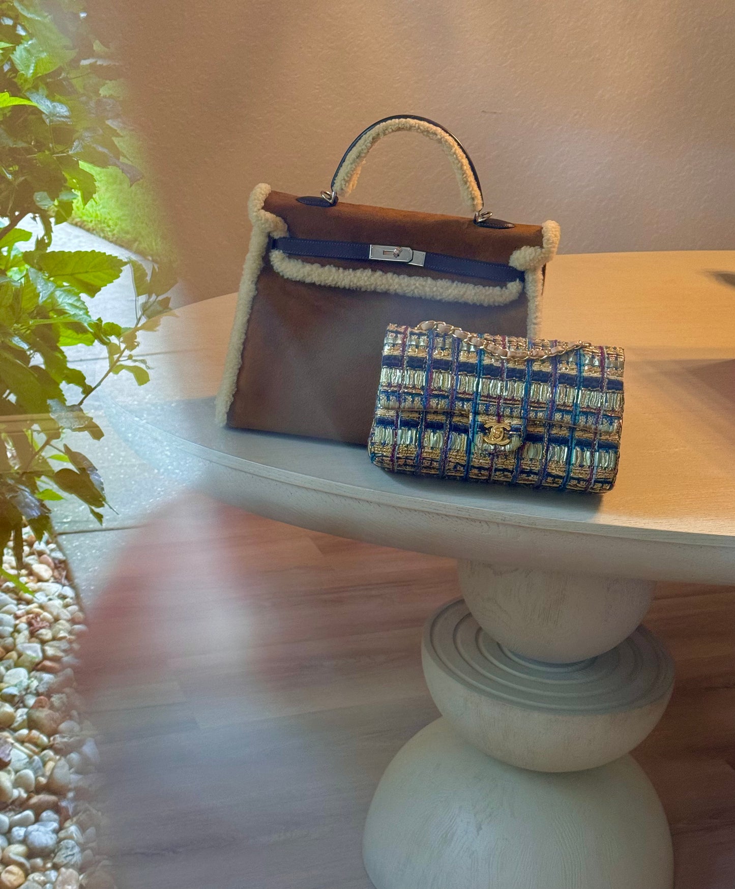 Chanel 19A Medium Egyptian Flap Bag