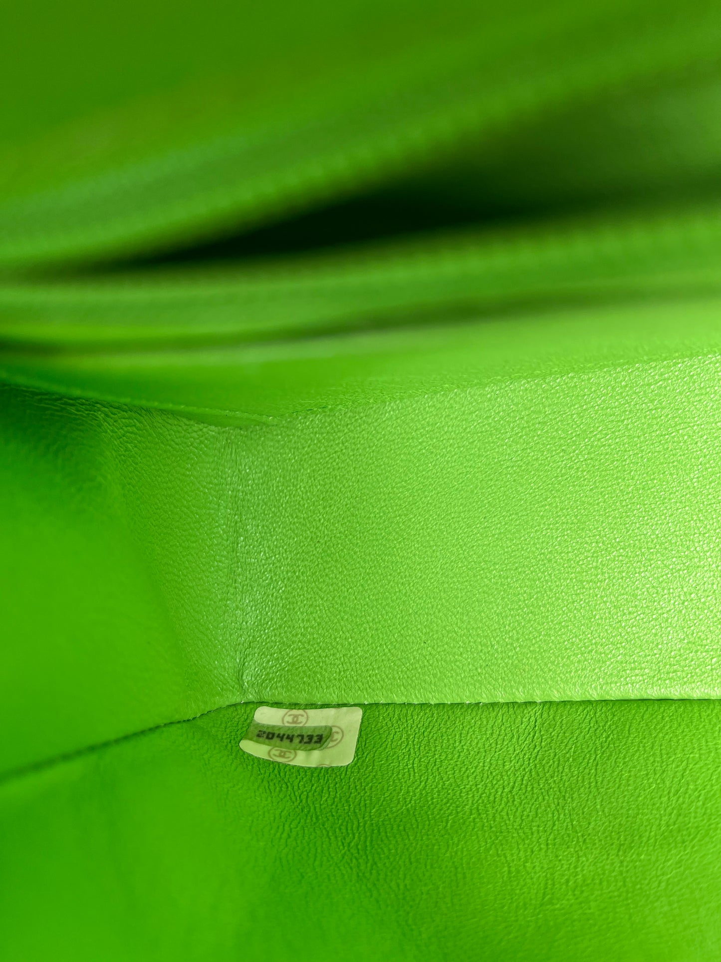 Chanel Rare Green Vintage Medium Lambskin Diana Flap Bag