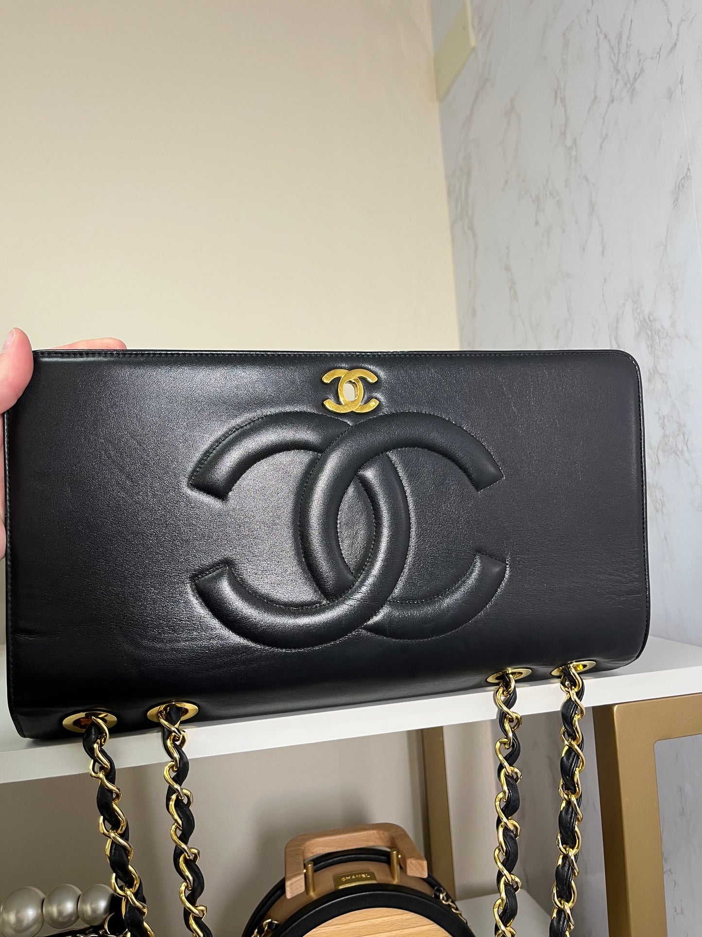 Chanel Vintage CC Maxi Flap Bag
