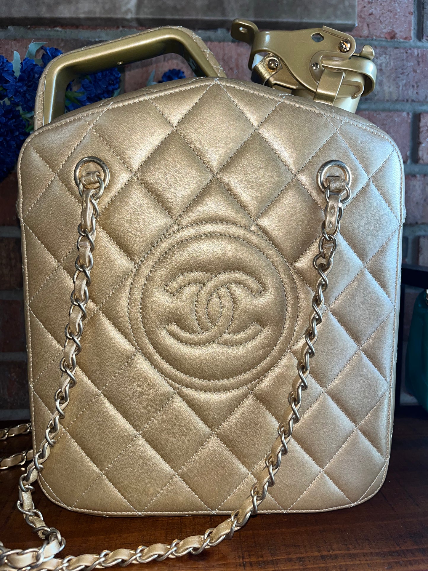 Chanel 2015 Paris Dubai Night Gas Tank Jerry Can Statement Bag Collector's Item