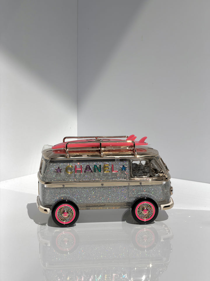 Chanel Hollywood Caravan Minaudière Multicolor Light Gold Hardware 2024