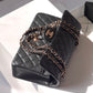 Chanel Black Medium Lambskin Flap Bag + RGHW