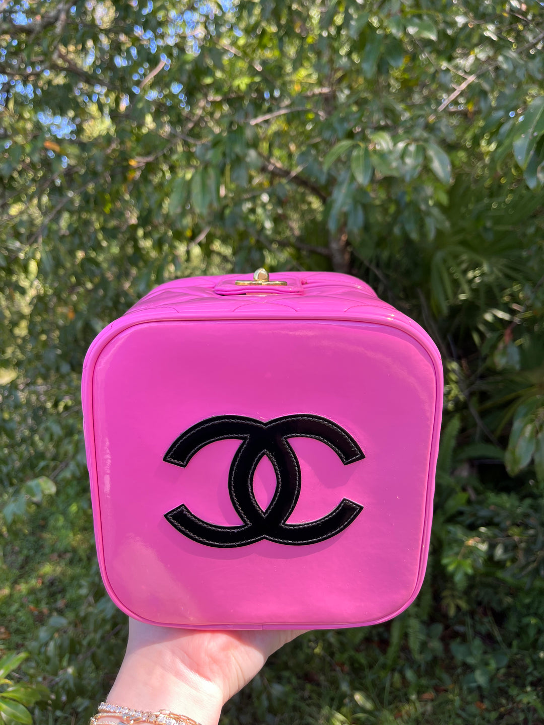 Chanel 1995 Barbie Collection Pink Vanity Case