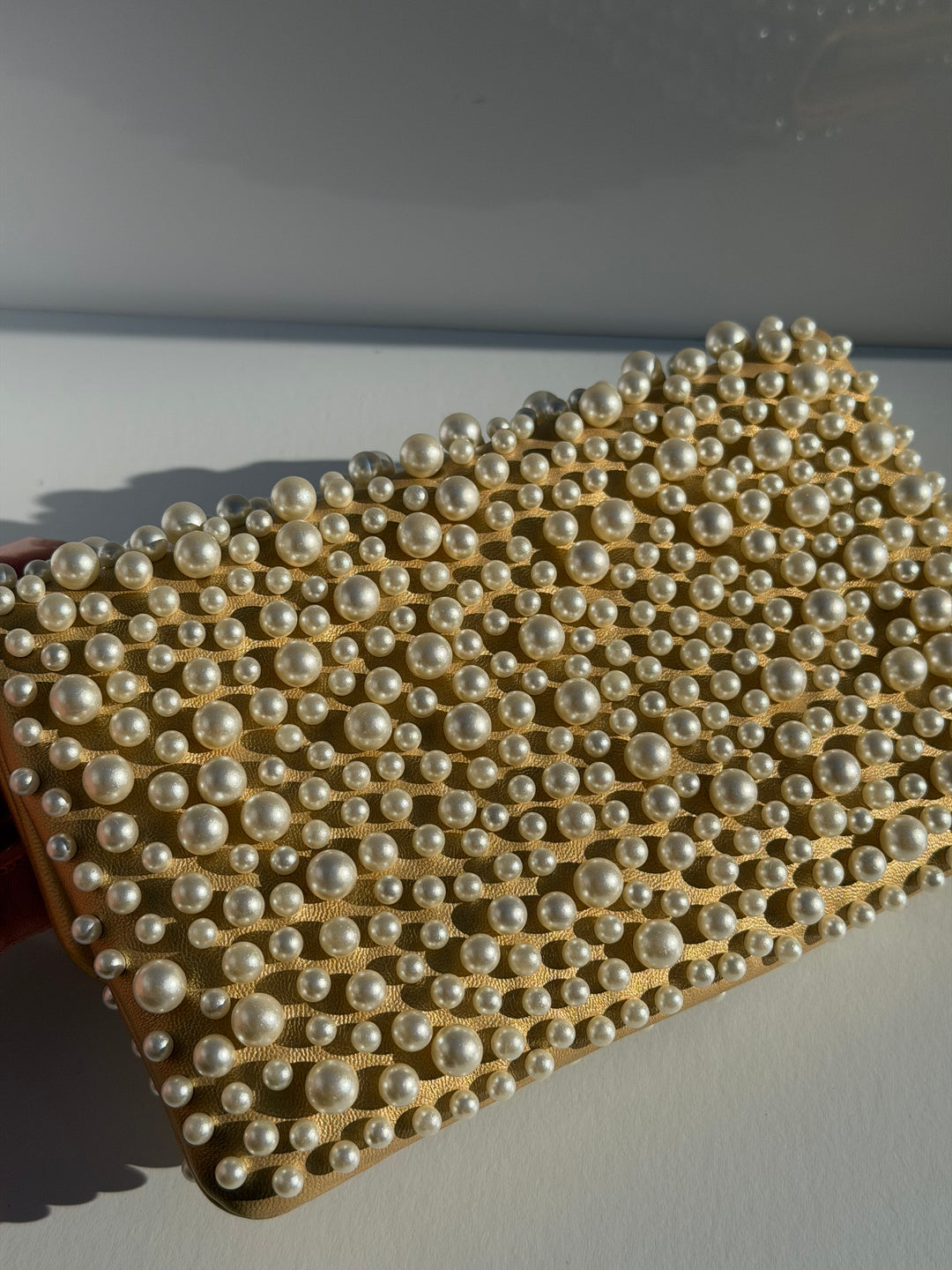 Chanel Paris Dubai Gold Metallic Pearly WOC