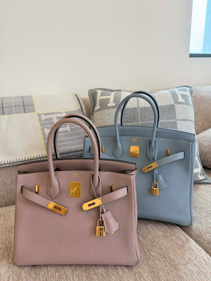 Hermès Birkin 30 Glycine Togo Gold Hardware