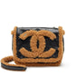Chanel Tan Shiny Crumpled Sheepskin and Shearling Mania Flap