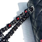 Chanel 2011 Black Ladybug Medium Lambskin Flap Bag