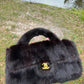 Chanel RARE 100% Genuine Mink Fur Kelly