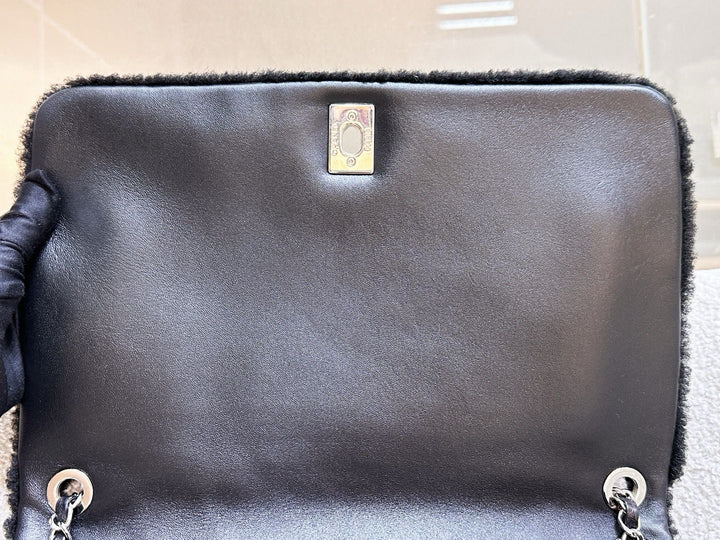 Chanel Supermarket Comic Maxi Shearling Flap Bag