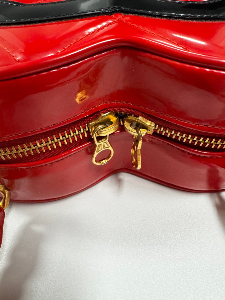 Chanel 1995 CC Barbie Red Heart Vanity Bag