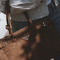Prada Bonnie Large Brown Suede Handbag