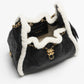 Chanel 25 Crumpled Shearling Sheepskin Small Hobo Bag
