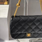 Chanel Black Medium Caviar Sweetheart Crush Flap Bag