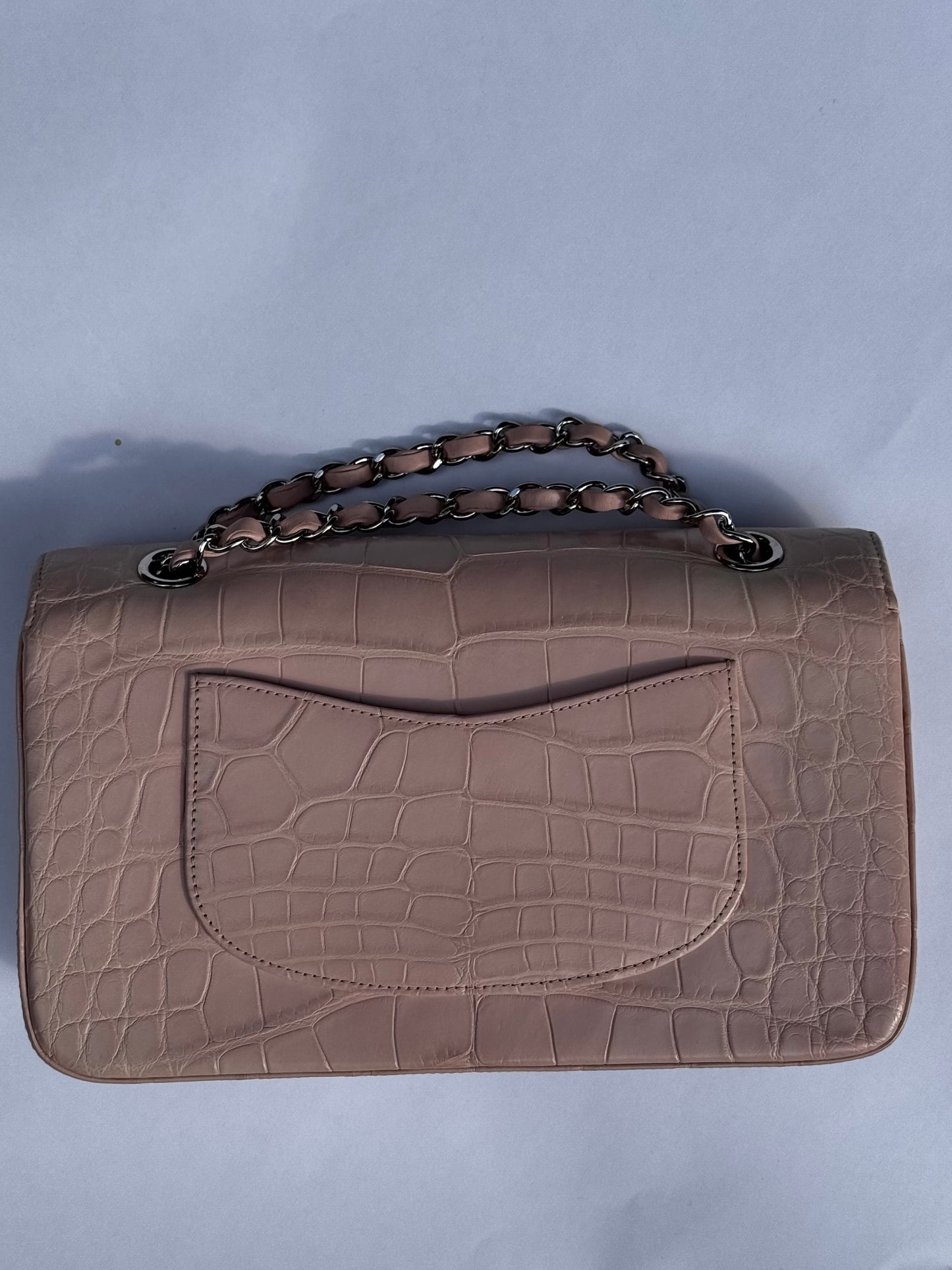 Chanel Bubblegum Pink Alligator Medium Classic Flap Bag