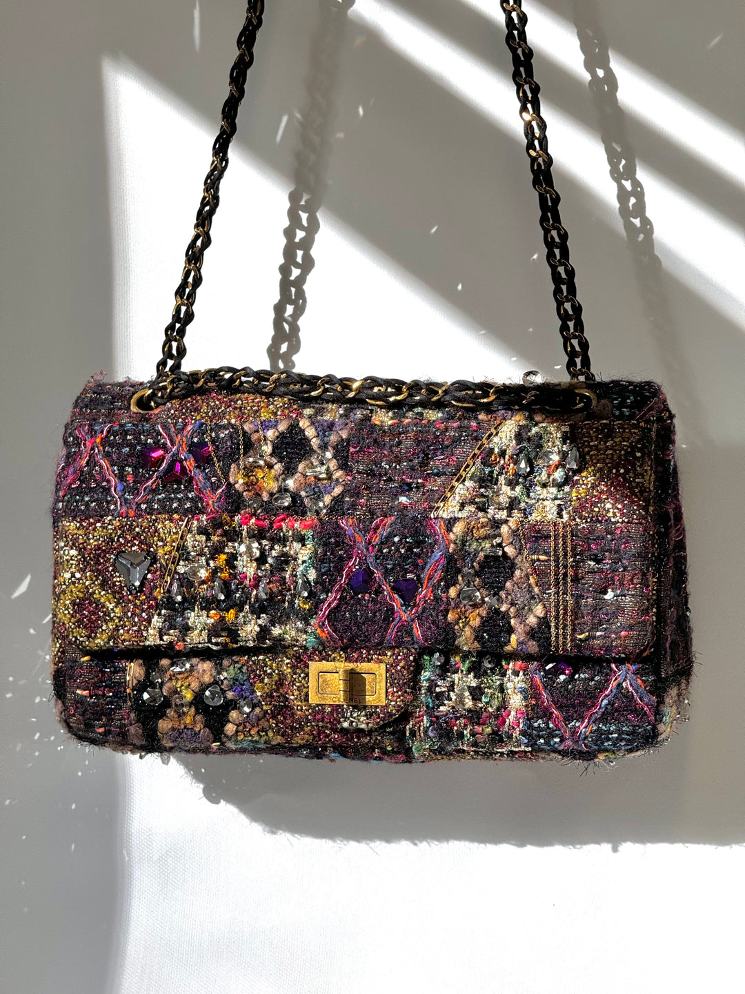 Chanel Maxi Tweed Paris/Byzance Limited Edition Reissue Flap Bag