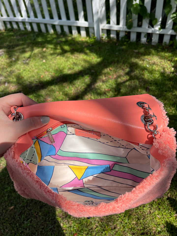 Chanel 2019 Coco Beach Terry Flap Bag