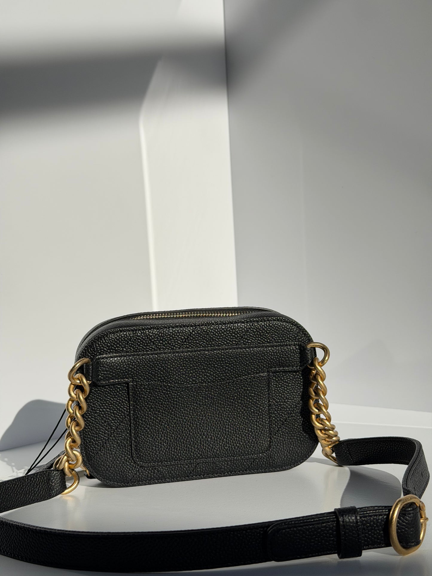 Chanel 2019 CC Stitched Caviar Waist Belt Bag