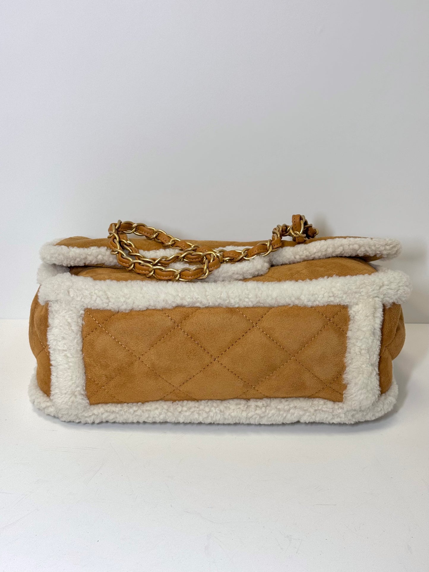 Chanel Large Shearling Coco Neige Flap Bag