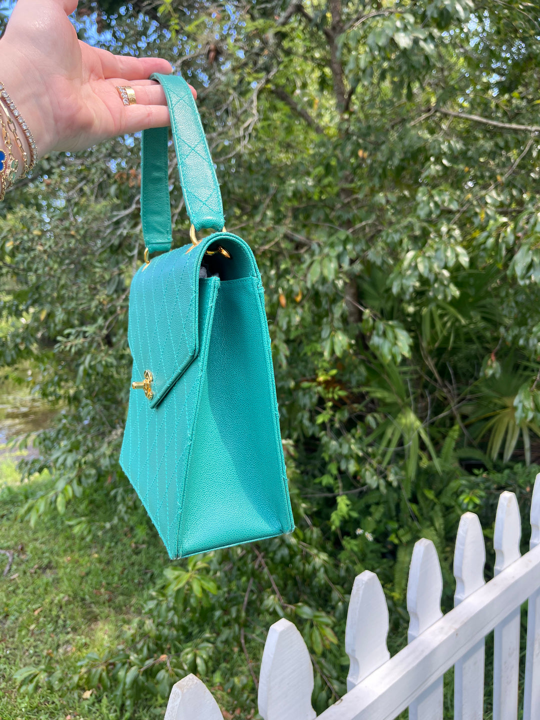 Chanel Vintage Tiffany Caviar Top Handle