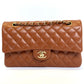 Chanel 21P Caramel Medium Lambskin Flap Bag