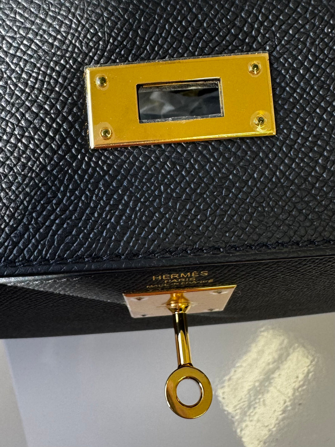 Hermes 2021 Black Noir Sellier Epsom Kelly 28