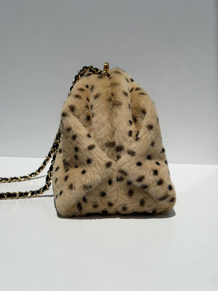 Chanel Clutch With Chain Brown And Black Pony Hair Gold Tone Metal Métiers D’Art 2026