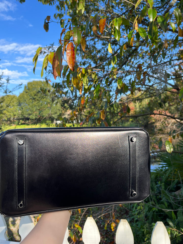 Hermes Birkin 30 So Black Box Black