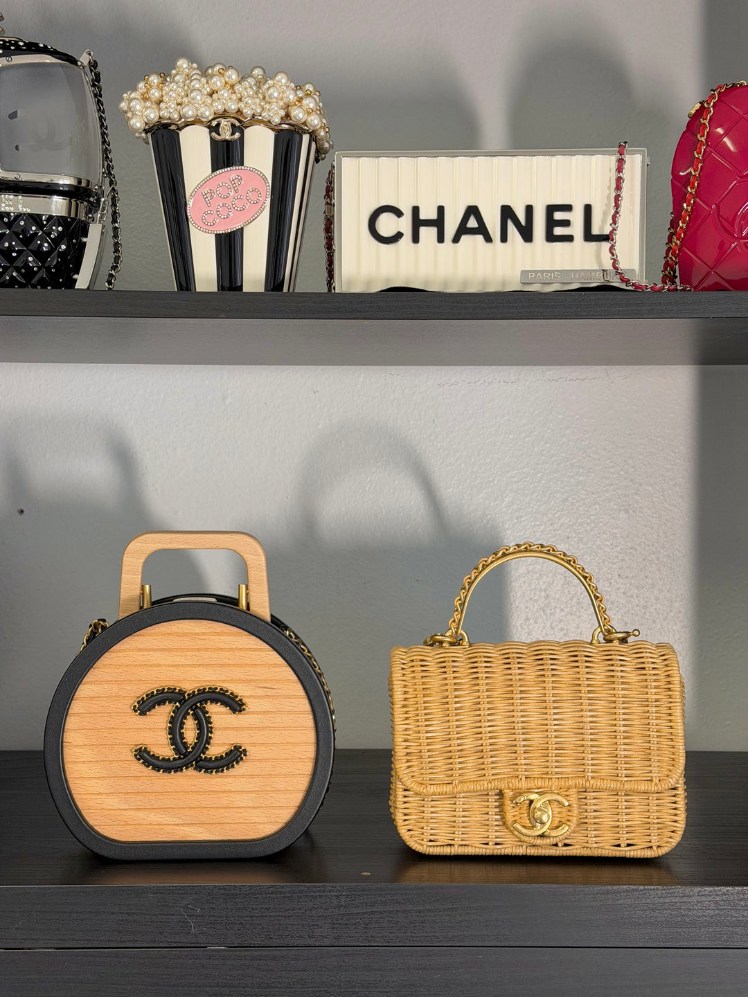 Chanel Braided Mini CC Top Handle Tan Rattan Gold Hardware 2025/26 Cruise