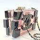 Chanel Plexiglass Pink Barcode Lego Minaudiere