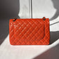 Chanel Jumbo Orange Caviar Double Flap Bag