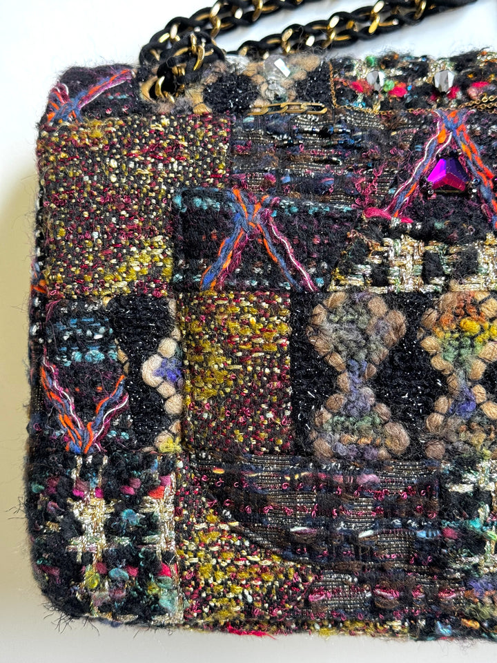 Chanel Maxi Tweed Paris/Byzance Limited Edition Reissue Flap Bag