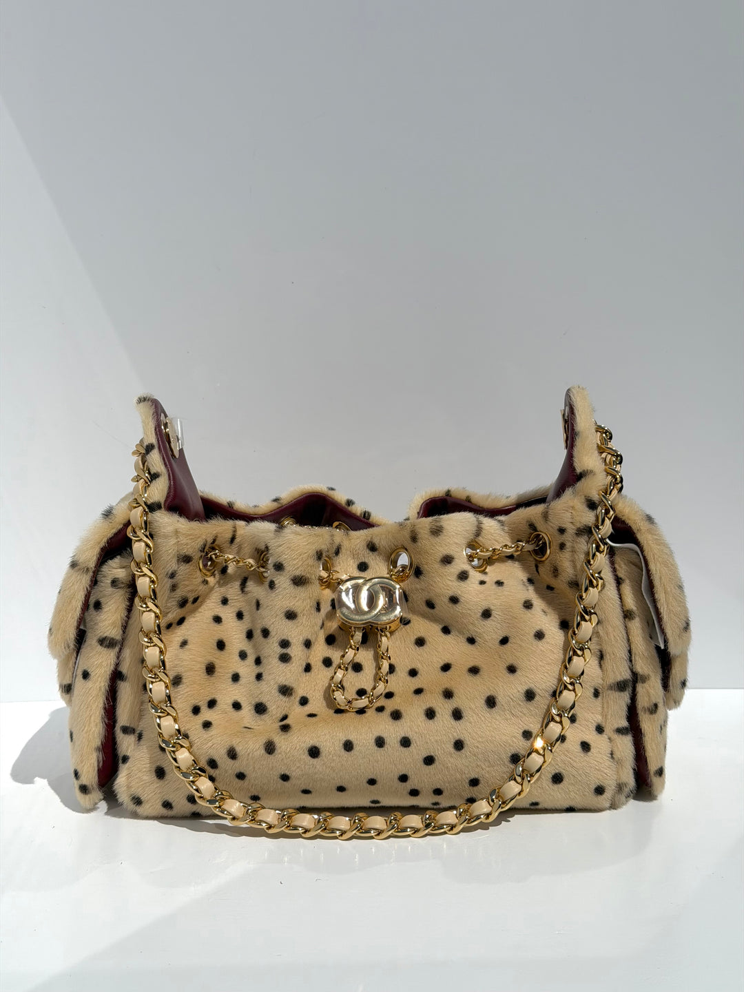 Chanel 25 Mini Handbag Brown Pony Hair Gold Tone Metal Matthieu Blazy Métiers D’Art 2026