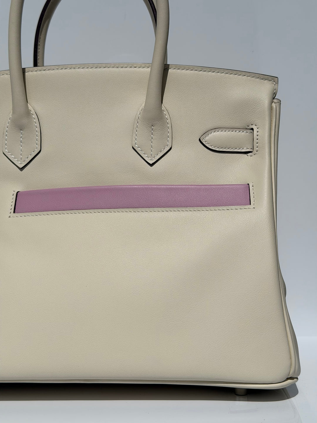 Hermès Birkin 30 Colormatic Swift Nata Palladium Hardware