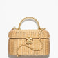 Chanel Cruise 2025/26 Braided Rattan Vanity Case