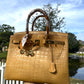 Hermes Poussiere Matte Croc Birkin 35 GHW