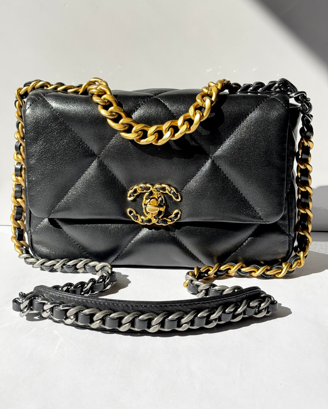 Chanel Small Black 19 Flap Bag