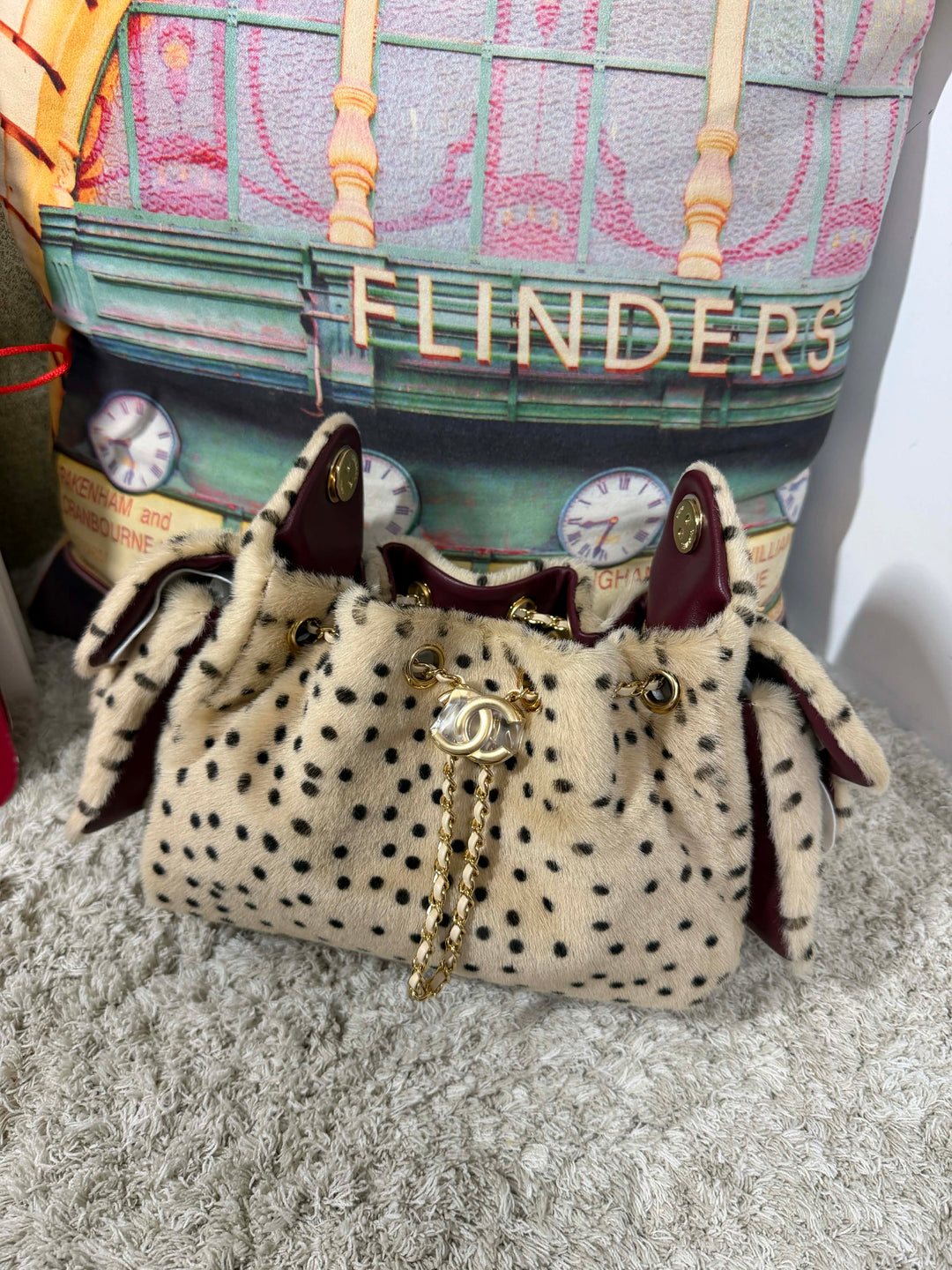 Chanel 25 Mini Handbag Brown Pony Hair Gold Tone Metal Matthieu Blazy Métiers D’Art 2026