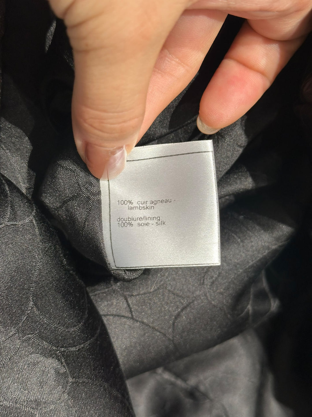 Chanel CC Black & White Leather Runway Trench Coat 2005