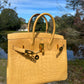 Hermes Poussiere Matte Croc Birkin 35 GHW