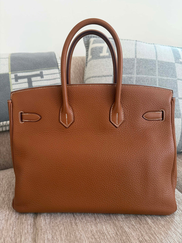 Hermès Birkin 35 Gold Gold Hardware 2015