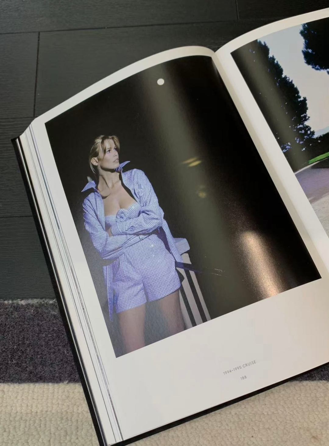 Chanel Iconic Vintage 3 Piece Blue Striped Set