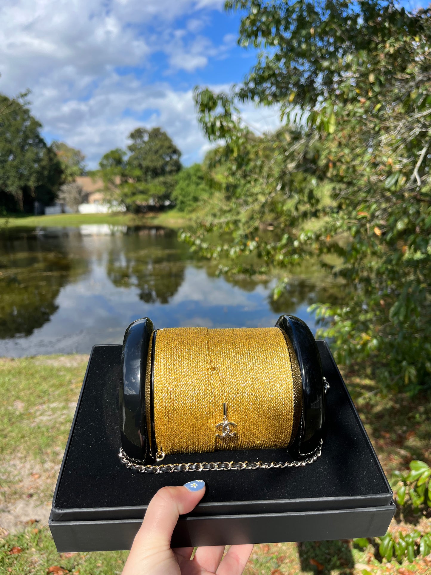 Chanel Collectors Plexiglass Spool Minaudière